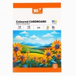 Картон кольоровий односторонній Yes 'Orange Line', 10 аркушів, А4, папка, 954895 954895