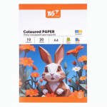Папір кольоровий двосторонній Yes 'Orange Line', 20 аркушів, А4, скоба, 954898 954898