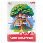Папір кольоровий односторонній 1Вересня 'Classic', 16 аркушів, А4, скоба, 954901 954901