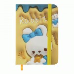 Блокнот А7, YAMMY на гумці, 80 арк., клітинка., офсет крем., твер.обл., жовта, KIDS LINE, ZB.117101 ZB.117101