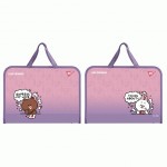 Папка-портфель Yes FC на блискавці з тканинними ручками 'Line Friends', 492315 492315