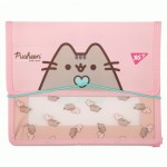 Папка для зошитів YES пластикова на гумці В5 'Pusheen', 492306 492306