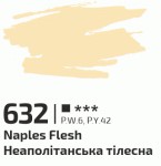 Фарба акрилова Неаполітанська тілесна 632, 60мл, ROSA Gallery 