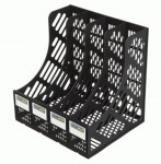 Лоток для паперу. вертикальний, 4 в1, чорний, ВМ.6101 ВМ.6101