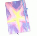 Блокнот на гумці А5 13.6*20.8 cm., 80 аркушів, тверда обкладинка Star, 762350ML 762350ML