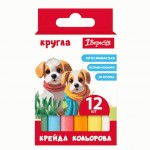 Крейда кольорова 1Вересня 'Classic' 12 шт., кругла, 400545 400545