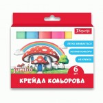 Крейда кольорова 1Вересня 'Classic' 6 шт., JUMBO, 400557 400557