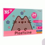 Пластилін Yes, 24  кольори, 480гр. 'Pusheen', 540685 540685
