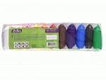 Набір повітряного пластиліну для ліплення 12 шт., KIDS Line, ZB.6296 ZB.6296