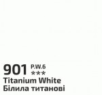 Фарба гуашева художня Білила титанові, 901, 200мл, Rosa Studio