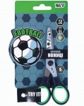 Ножиці Yes 'Football' 13 см. з принтом на лезі, 480488 480488