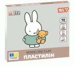 Пластилін Yes, 10 кольорів, 200гр. 'Miffy', 540718 540718