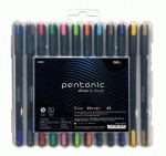 Набір ручок гелевих LINC Pentonic, бокс, 0,6 мм, 12шт., мікс кольорів, 411959 411959