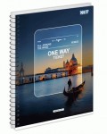 Зошит для записів Yes, City Magic, А4, 80 аркушів клітинка, од. спіраль, 152448 152448