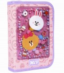 Пенал твердий HP-03 одинарний з клапаном, 'Line Friends Always Together', YES 533731 533731