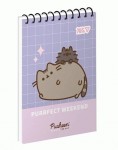 Зошит для записів Yes А7/80 аркушів од. спіраль 'Pusheen' ВДЛ, 152346 152346