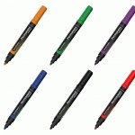 Маркер перманентний Centropen 8566, круглий 8566