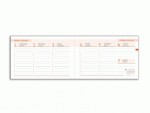 Щотижневик датований, 10*15см, Leo Planner 'Sprint' м’який, 128стор., сірий, 252468 252468