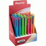 Ручка масляна автоматична 0.7мм, REPORTER COLOR, синя, АВ1069-02-А, AXENT АВ1069-02-А