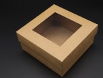 Коробка збірна картонна, крафт, 13х13х6см. OA-1 OA-1