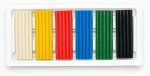 Пластилін прямокутний восковий 6 кольорів, Школярик, 303116001-UA 303116001-UA