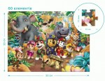 Пазл на 60 элементов 'Paw Patrol. Jungle Pups', DoDo 200523 200523