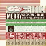 Набор двусторонней бумаги для скрапбукинга Reflections Christmas, 15х15см, 24арк, Echo Park RC55023