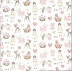 Набор бумаги для скрапбукинга It’s a Girl!, 20x20см, 48арк., First Edition FEPAD079
