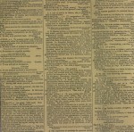 Набор односторонней бумаги для скрапбукинга 15 * 15 см. 48 листов Newsprint, American Crafts