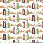 Набір паперу для скрапбукінгу Around the World, 15х15 см, Simply Creative, SCPAD046 SCPAD046