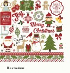 Набор двусторонней бумаги для скрапбукинга I Love Christmas, 30х30см, 12л + 2наклейкы, ILC114016 ILC114016