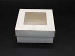Коробка сборная картонная, белый, 13х13х6см. OA-2 OA-2