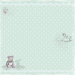 Набор двустороннего бумаги для скрапбукинга 30 * 30см 'Baby Shabby ', 200г / м2, 10 л. FDSP-01011 FDSP-01011