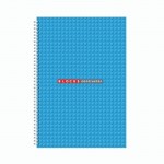 Тетрадь 'Blocks contruktor' А4, 80л., тв.обкл., пружина сбоку, микс, ППТ-10, РЮКЗАЧОК ППТ-10