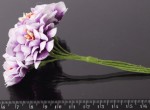 Хризантема с тычинками, бело-фиолетовая, 3см, 1шт. 502-1362 502-1362