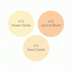 Набір алкогольних маркерів 3шт  Fair Skin Tones, NUVO-Tonic Studios, 318N 318N
