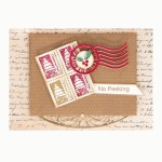 Набор штампы + ножи Christmas Postman, Spellbinders, SDS-163 SDS-163