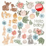 Набор двусторонней бумаги для скрапбукинга 30,5*30,5cм 'Baby & Mama ', 200г / м2, 10 л., 01052 FDSP-01052