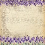 Набор двусторонней бумаги для скрапбукинга 30,5 * 30,5см 'Lavender Provence', 200г / м2, 10 л., 01064 01064