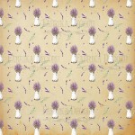 Набор двусторонней бумаги для скрапбукинга 30,5 * 30,5см 'Lavender Provence', 200г / м2, 10 л., 01064 01064