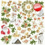 Набор двусторонней бумаги для скрапбукинга 30,5 * 30,5см 'Awaiting Christmas '200г / м2, 10 л., Набор двустороннего бумаги для скрапбукинга 30,5 * 30,5см 'Awaiting Christmas '200г / м2, 10 л., 01078 01078