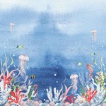 Набор двусторонней бумаги для скрапбукинга 30,5 * 30,5см 'Sea Soul '200г / м2, 10 арк.01070 01070