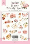 Набір паперових висічок для скрапбукінгу 'Where Beauty Lives', 54шт., FDSDC-04120 FDSDC-04120