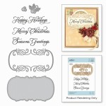 Штампы + Ножи Sentimental Christmas, Spellbinders, SDS-164 SDS-164