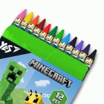 Набор карандашей восковых 12 шт., Minecraft, YES 590142 590142