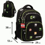 Рюкзак шкільний напівкаркасний, Yes S-91 Minecraft, 559753 559753