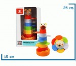 Деревянная развивающая игра 'Красочная башня', Animal Stacking, 120322, TOP BRIGHT 120322