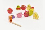 Игрушка деревянная 'Шнуровка Фрукты', Fruit Beads, 5010, CLASSIC WORLD 5010