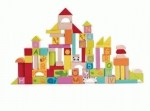 Іграшка дерев’яна 'Захоплюючі будівельні кубики', Multi-activity Blocks, 3556, CLASSIC WORLD 3556