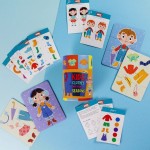 Пазл и игра 'Одежда и времена года', 10 карточек, 200103, Dodo Toys 200103
